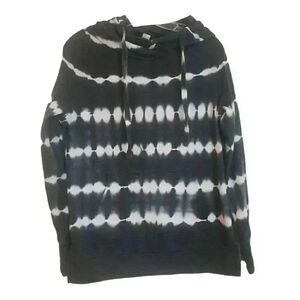 Green Tea Women's Tie Dye Hooded Sweatshirt Hoodie